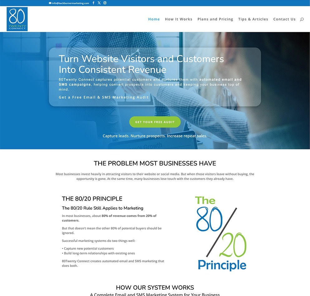 80Twenty Connect Website