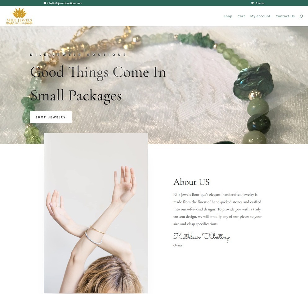 Nile Jewels Website