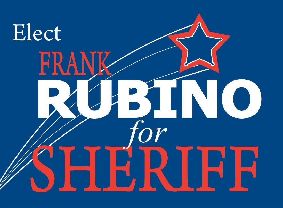 rubino for sheriff sign