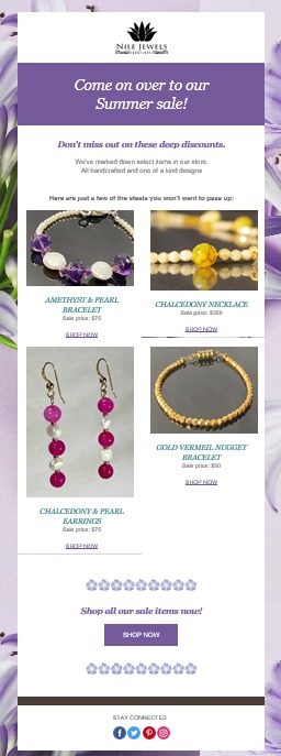 Nile Jewels Boutique email